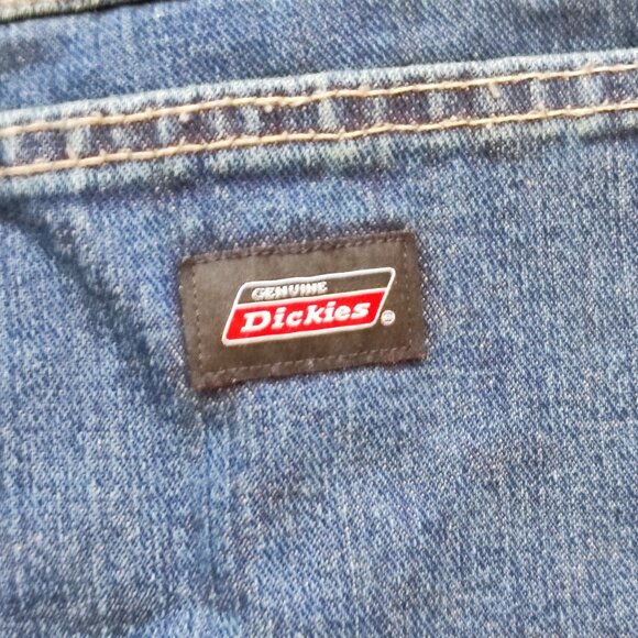 Dickies work wear carpenter jeans men's size W38/L30 denim blue side pockets - Picture 4 of 15